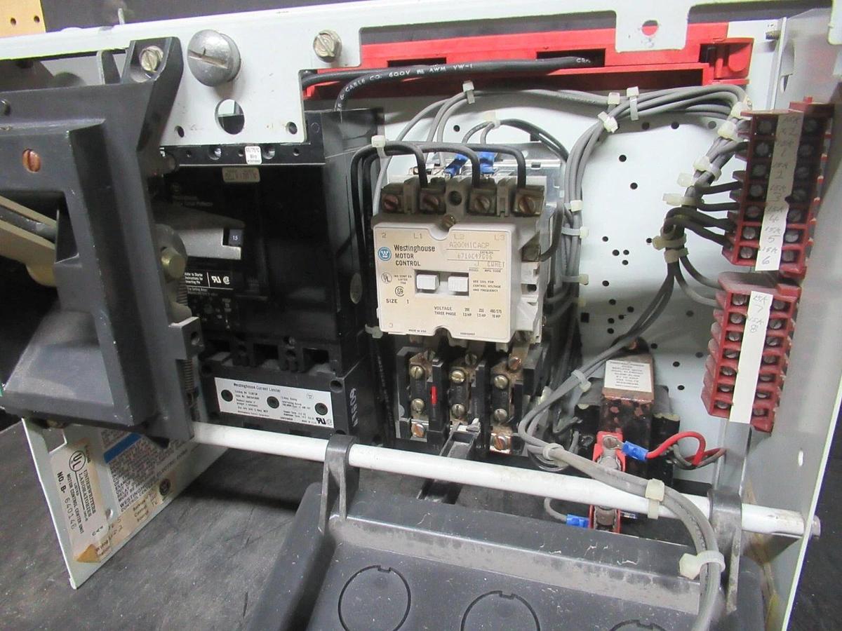 Used CUTLER HAMMER MOTOR STARTER CONTROL MODEL: 2100 12" W/ A200M1CACP NEMA SIZE 1