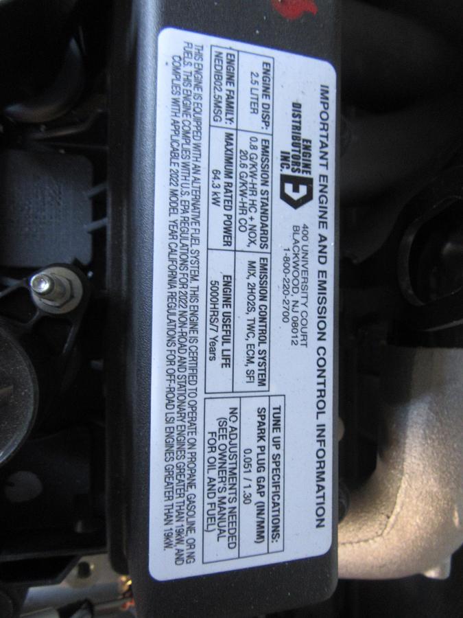 POLAR POWER 27 KW DC GENERATOR 2.5 NAT GAS PROPANE 40-60V 0 HRS NEW SURPLUS