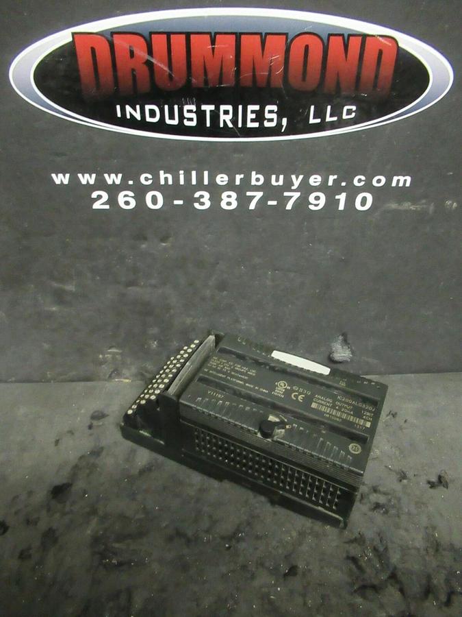 Used GE INTELLIGENT PLATFORMS PLC IC200ALG320J W/ COMPACT I/O CARRIER IC200CHS022L