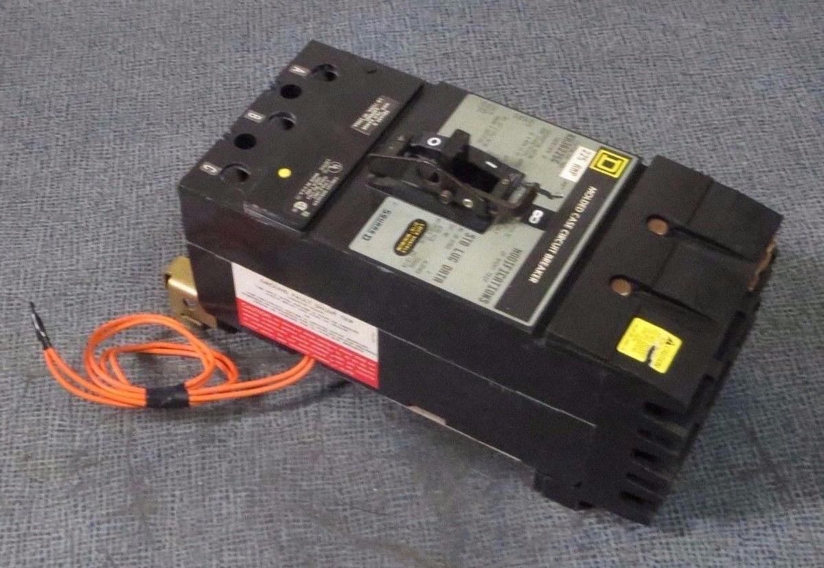 Used SQUARE D I-LINE BREAKER KH36225G 225 AMP 600 V 3 POLE W/ GROUND FAULT SHUNT