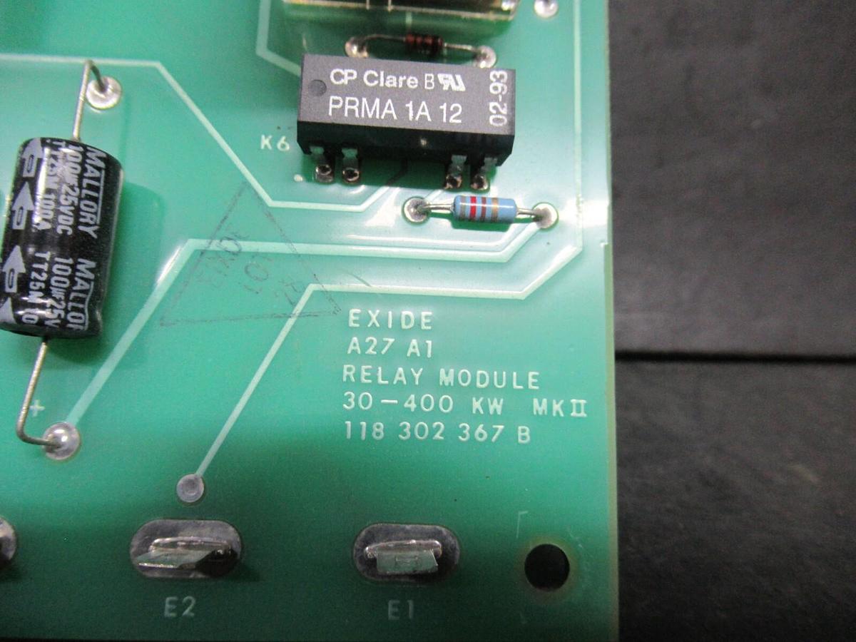 Used EXIDE RELAY MODULE BOARD 101072347 REV. D 118302367 REV. B *WARRANTY INCLUDED*