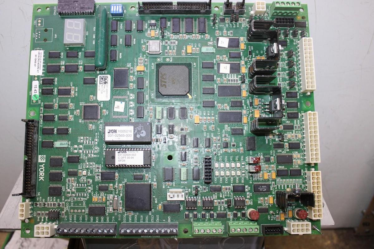 Used YORK HVAC CHILLER CONTROL CIRCUIT BOARD 031-02430-001 REV. Q **WARRANTY**