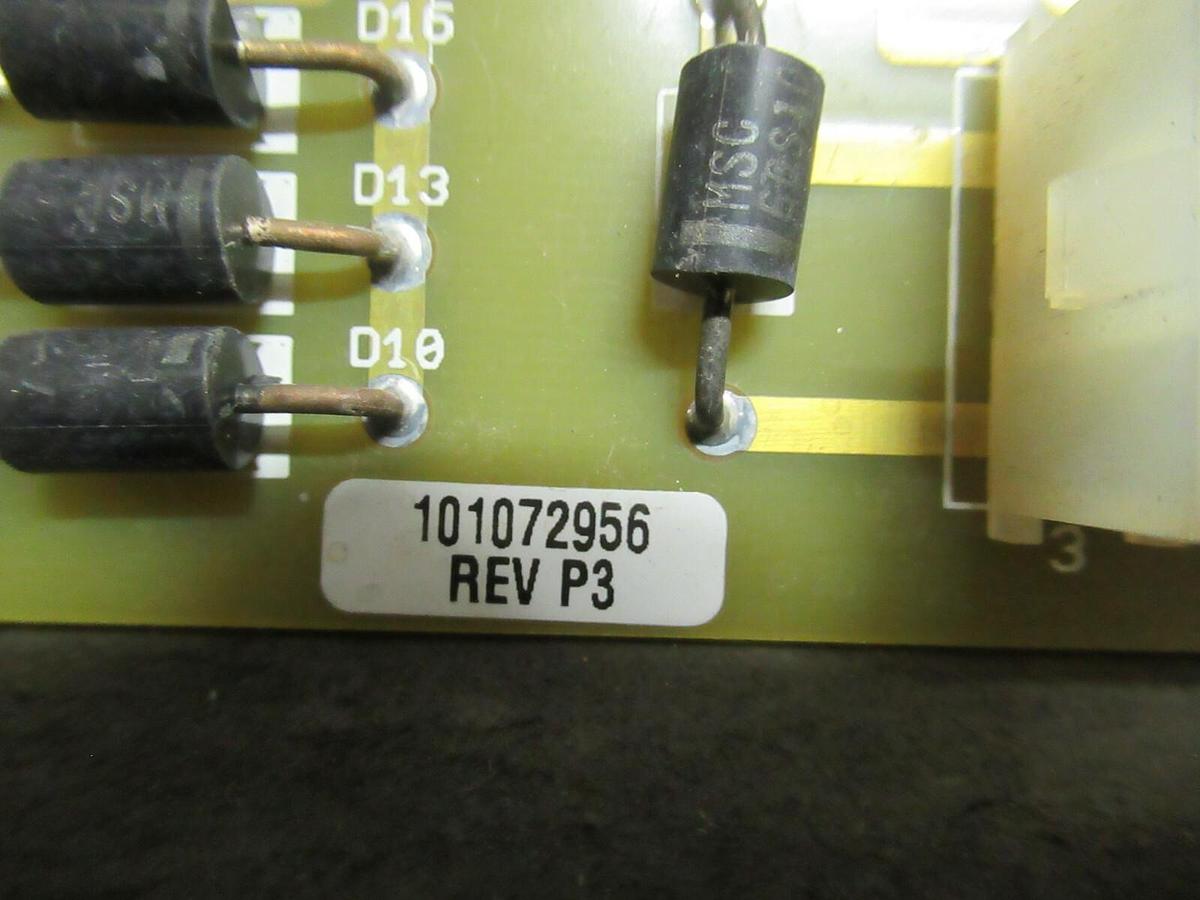 Used EXIDE 101072956 REV P3 POWER SUPPLY FAIL DETECTOR CIRCUIT BOARD 118302754 P1