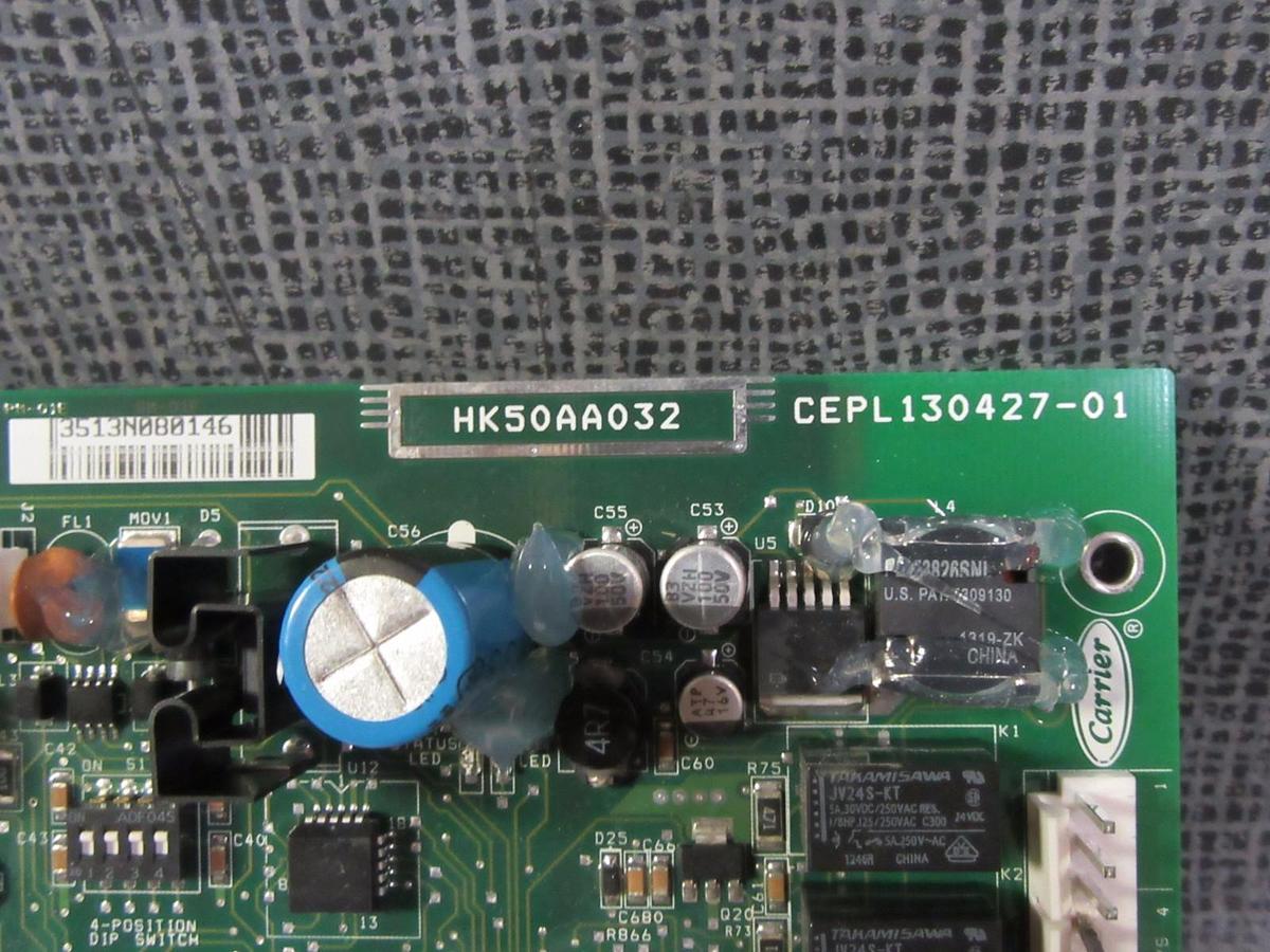 Used CARRIER CHILLER CONTROL CIRCUIT BOARD ASSEMBLY: 30HX501316 MODEL: CEPL130427-01