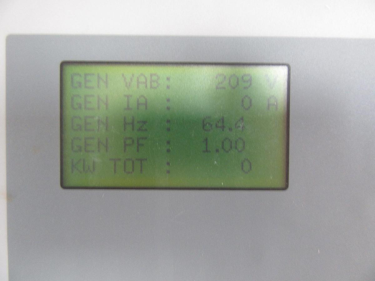 Used 50 KW DIESEL GENERATOR MTU 120/208V 3 PH JOHN DEERE SOUND ENCLOSED 158 HRS VIDEO 2016