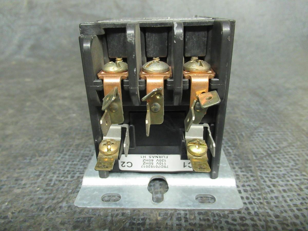 Used FURNAS CONTACTOR 42BF35AFAJ0 HN53CC115J 30 AMP 600 VAC 10 HP 3 POLE COIL: 120V
