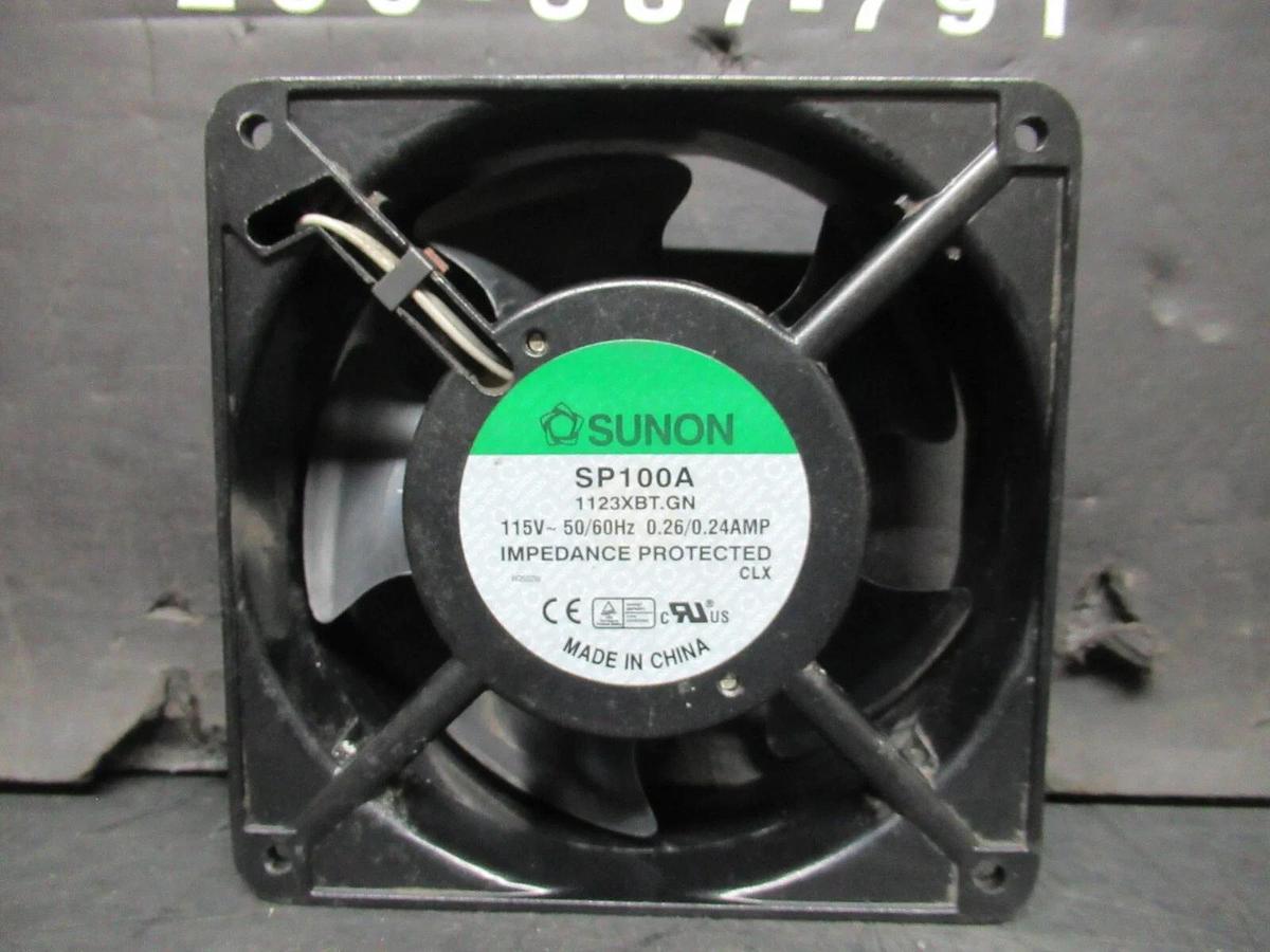 Used SUNON AXIAL FAN SP100A 115 VAC 50/60 HZ 0.26/0.24 AMP 1123XBT.GN **WARRANTY**