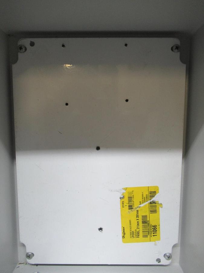 Used HOFFMAN TYPE 4, 12 IP66 ENCLOSURE LWC23116 12" X 9" X 6" **WARRANTY INCLUDED**