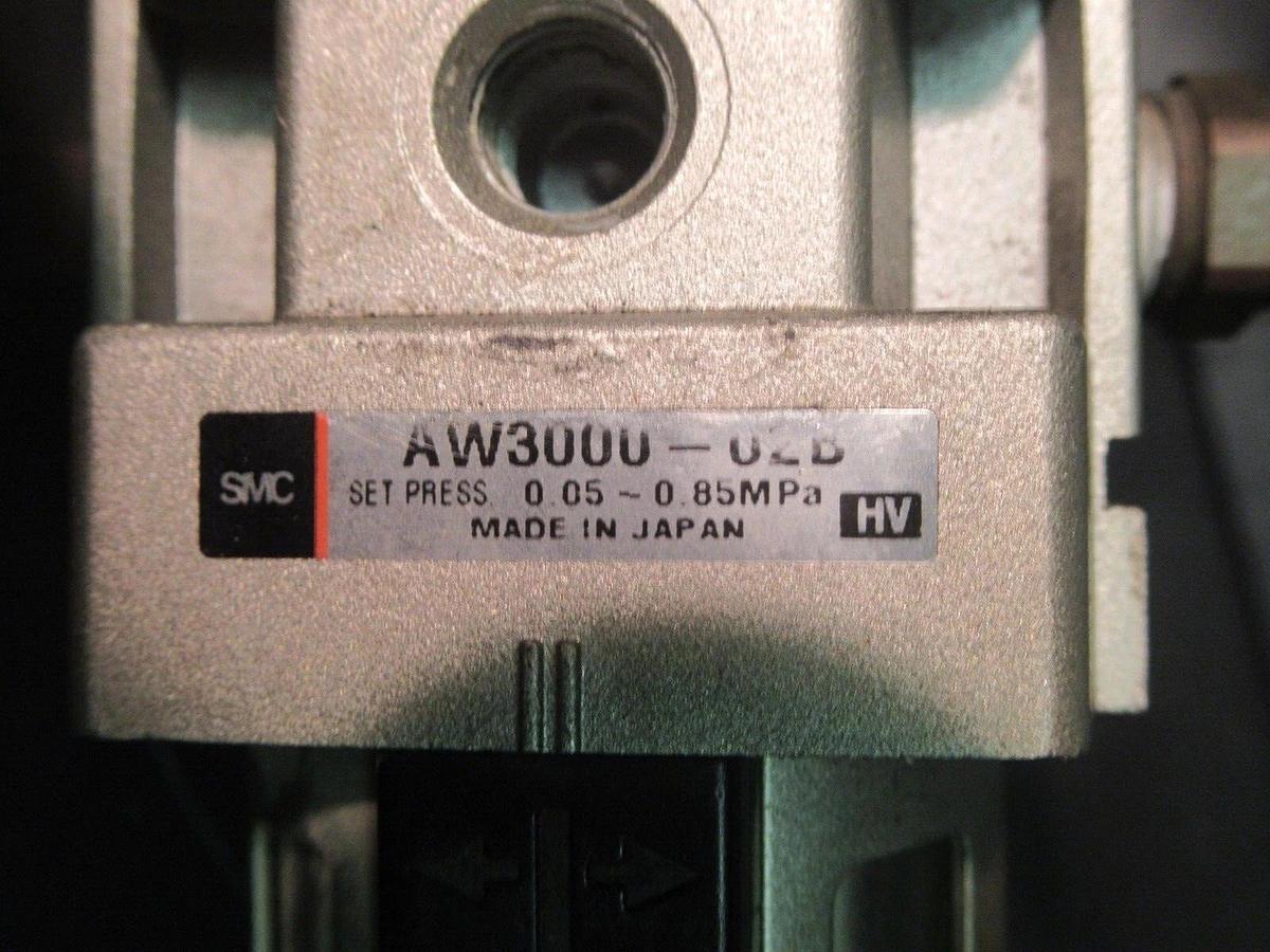 Used SMC AIR REGULATOR / FILTER AW3000-02B 0.05-0.85 MPA **WARRANTY INCLUDED**