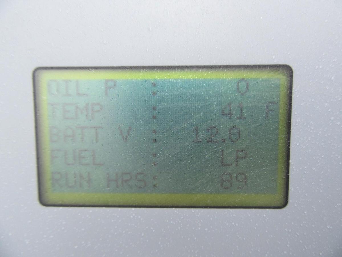 Used 30 KW GENERATOR MTU 4.3 NATURAL GAS LP PROPANE 120/240 VOLT 1PH 89 HRS 40KW 2015