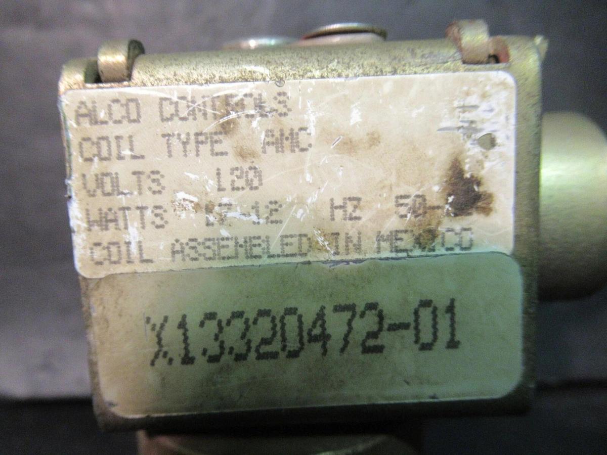 Used ALCO SOLENOID VALVE X13320472-01 1000 PSI - 120 VOLT - 17 WATT - 6890 KPSA