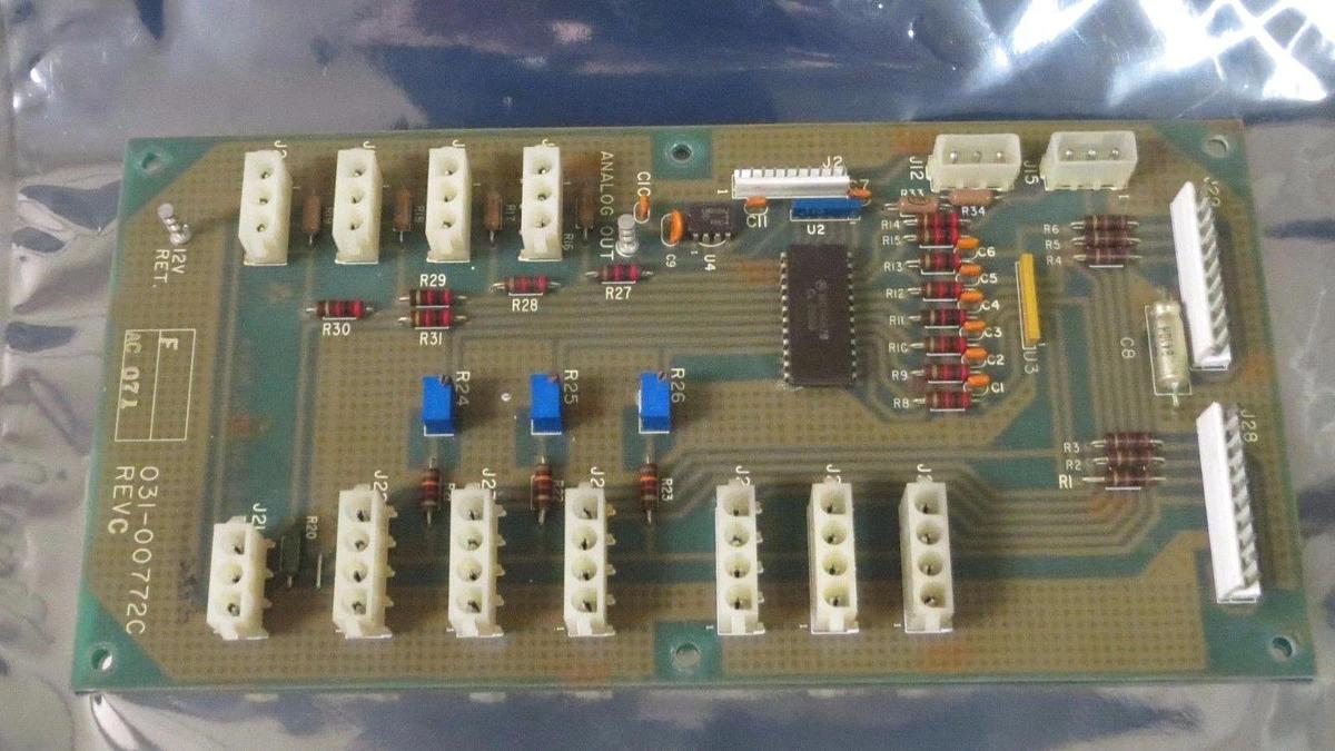 Used YORK CHILLER START CARD CIRCUIT BOARD MODEL: 031-00772C REV C **WARRANTY**