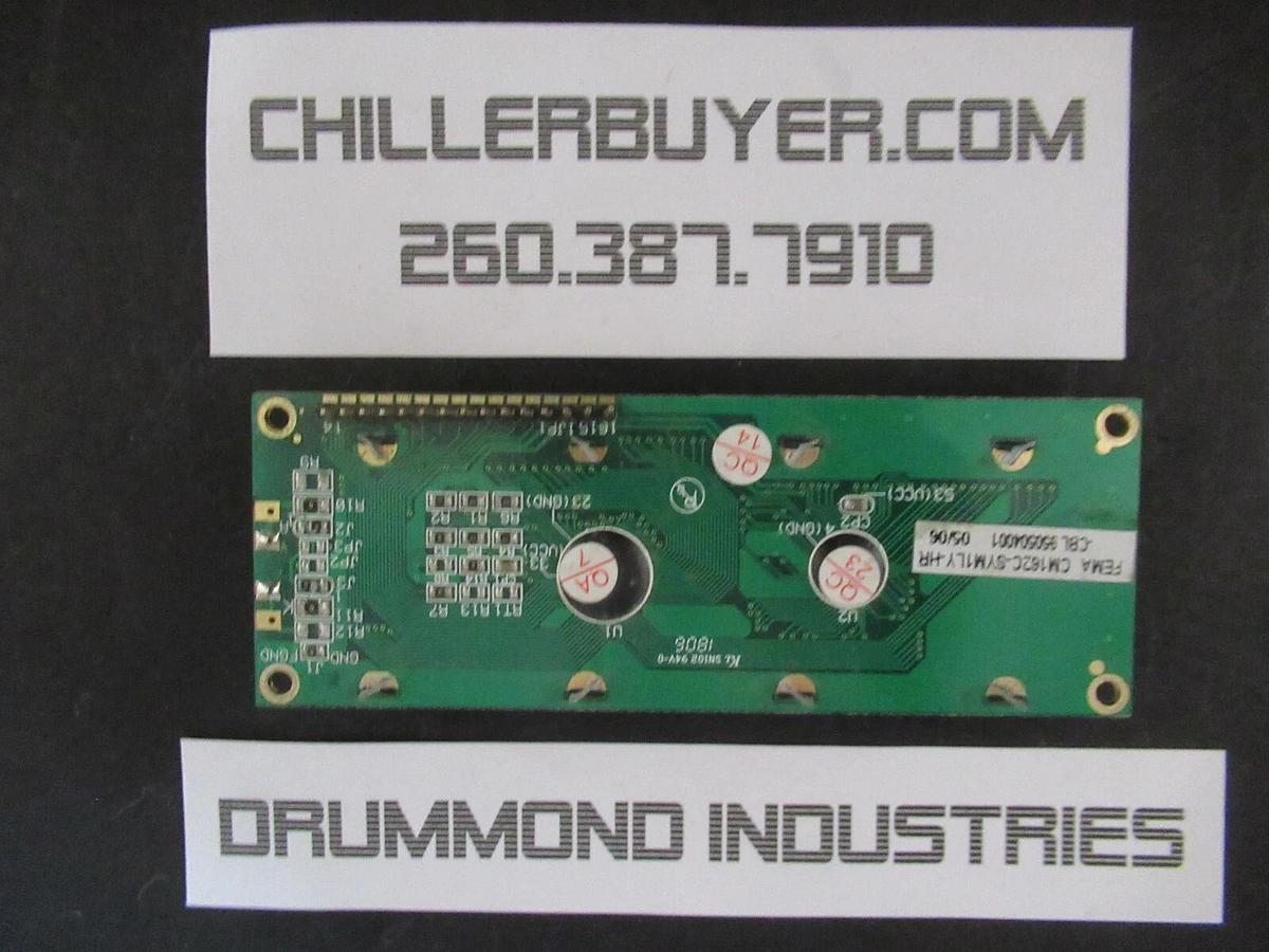 Used PURGE FEMA LCD DISPLAY CIRCUIT BOARD CM162C-SYM1LY-HR-CBL **WARRANTY INCLUDED**