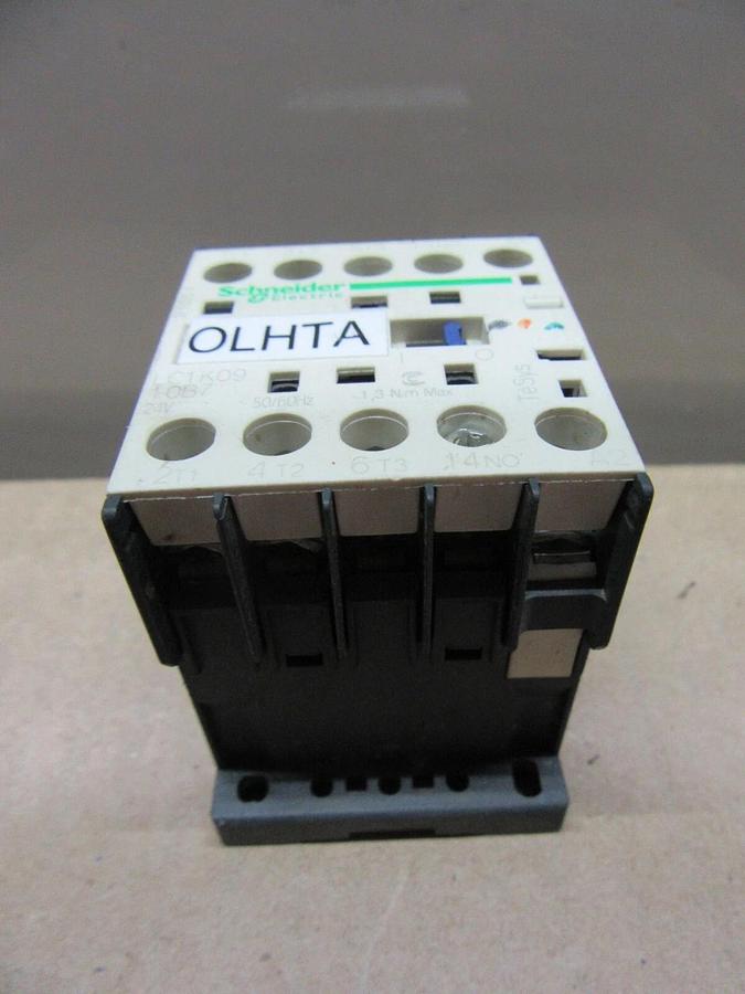 Used SCHNEIDER RELAY LC1K09-10B7 600 VOLT 20 AMP 5 HP 3-PHASE **WARRANTY**