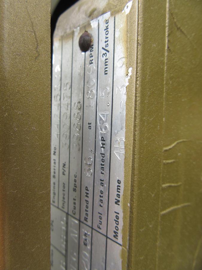 Used 30 KW 33KW DIESEL GENERATOR KOHLER 120/240V CUMMINS 4B 12-LEAD RECONNECTABLE