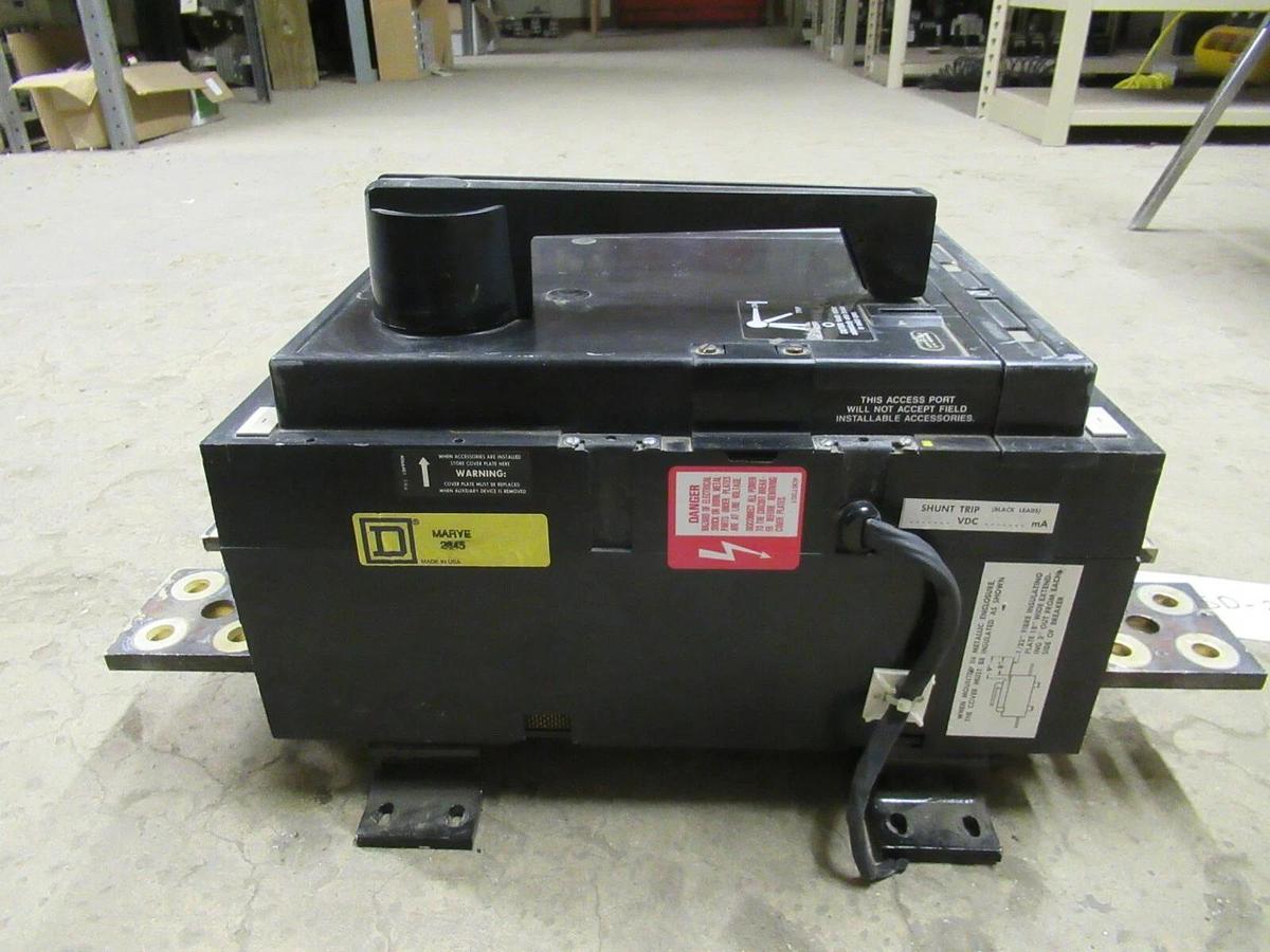 Used 1600 AMP SQUARE D DC BREAKER PAF361600DC1433 600 VDC 3 POLE **WARRANTY**