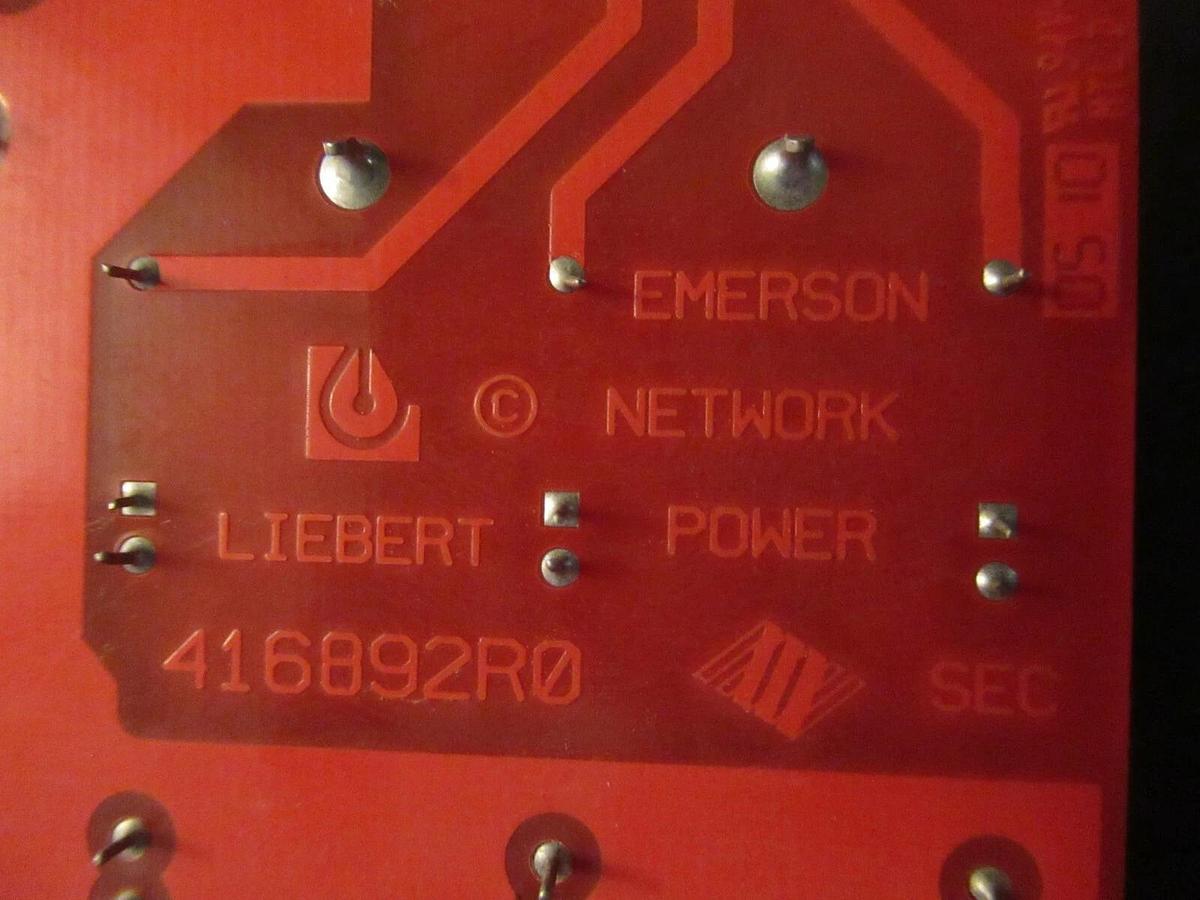 Used LIEBERT FUSE CIRCUIT BOARD 416892R0 / 416891G1 REV 2 **WARRANTY INCLUDED**