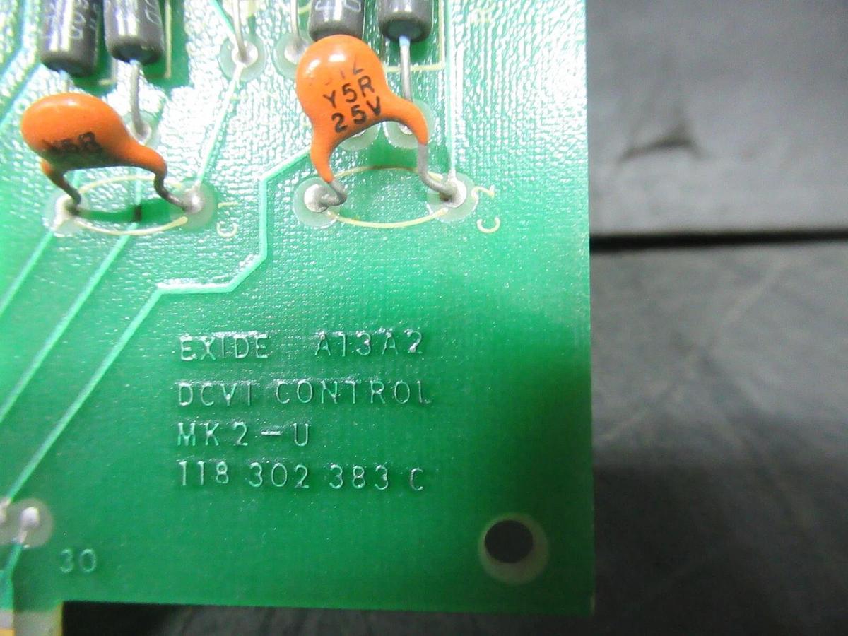 Used EXIDE DCVT CONTROL CIRCUIT BOARD MK2-U 118-302-383-C **WARRANTY INCLUDED**