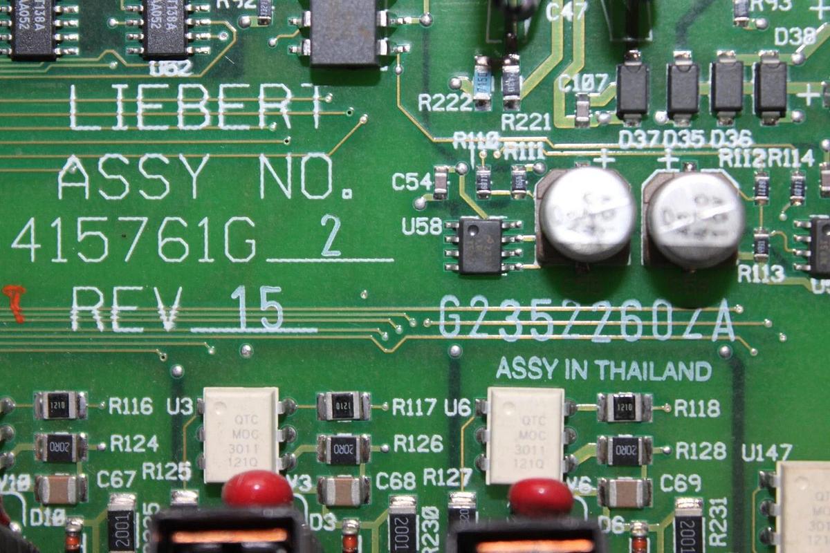 Used LIEBERT HVAC CONTROL CIRCUIT BOARD 415761G2 REV. 15 G2352260ZA **WARRANTY**