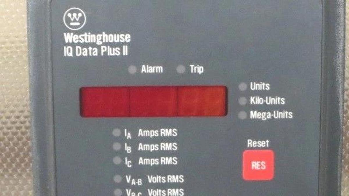 Used WESTINGHOUSE OPERATOR PANEL + POWER SUPPLY IQ DATA PLUS II / STYLE 2D78522