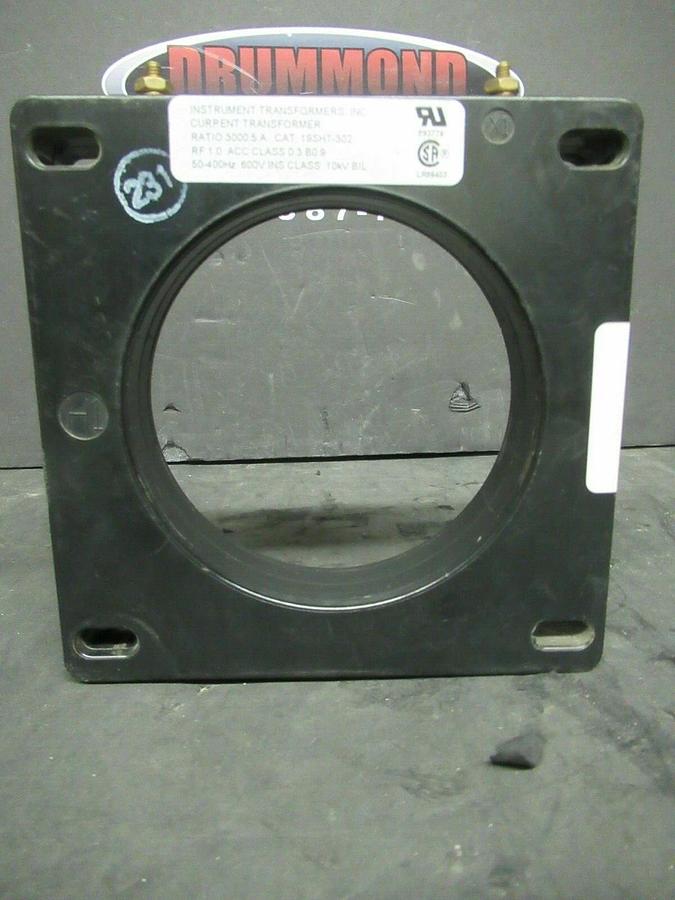 Used INSTRUMENT CURRENT TRANSFORMER RATIO: 3000:5 A 19SHT-302