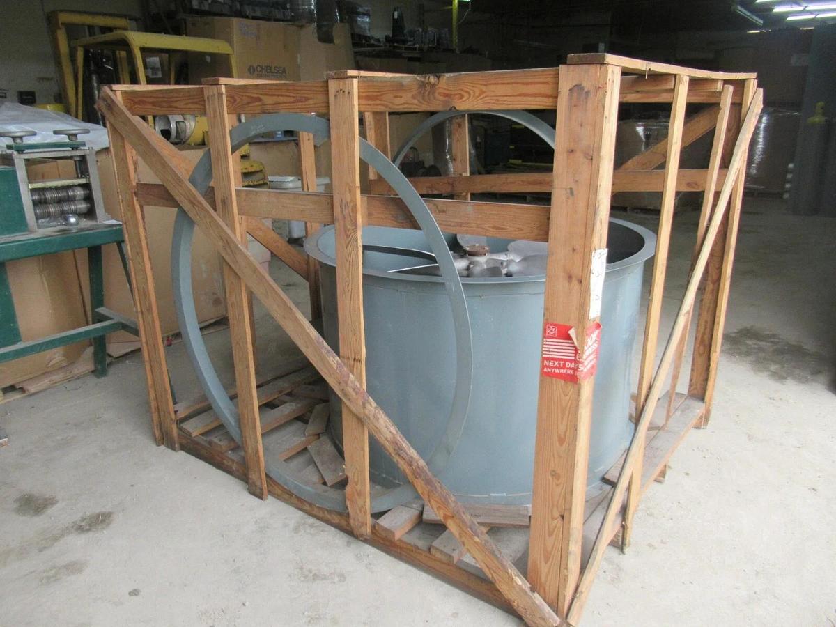 NEW 48" LOREN COOK TUBULAR AXIAL FAN CAST ALUM BLADES 5HP 230 / 460 V 1750 RPM