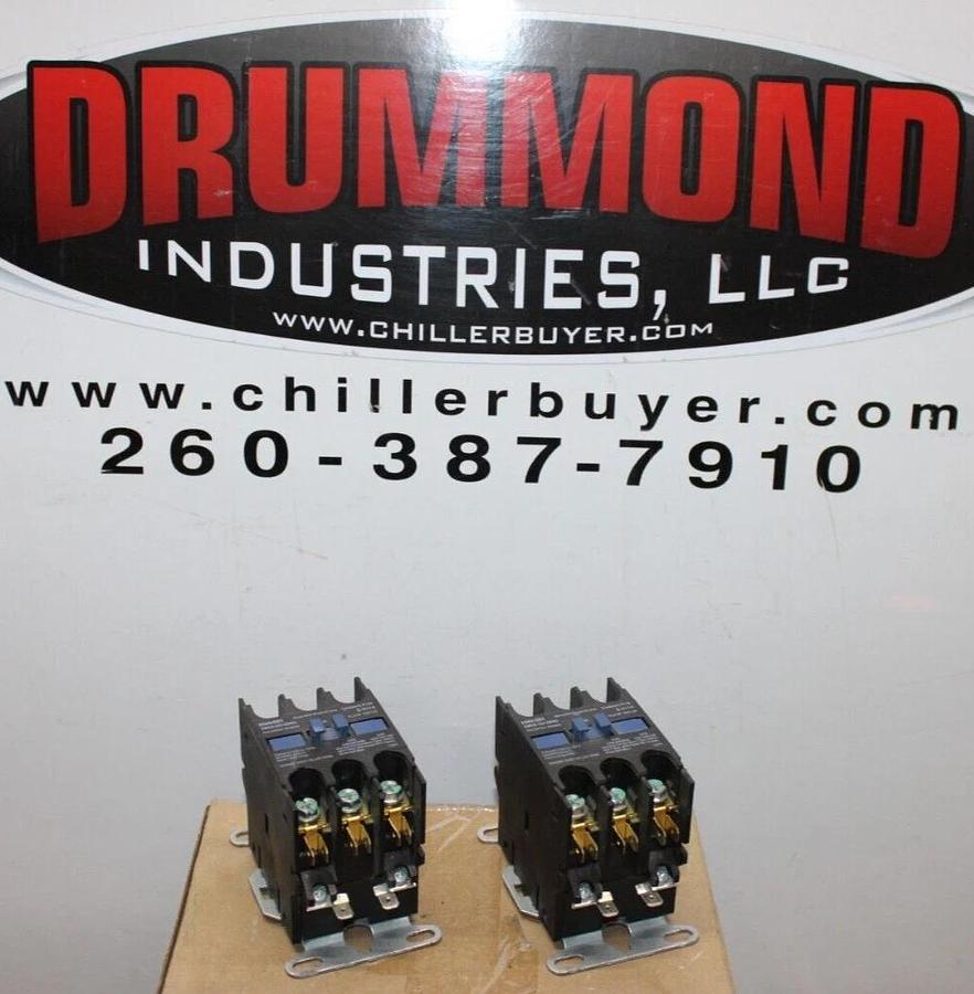 Used HOMER CONTACTOR XMC0-253-EBBC E-0110 25 AMP 600 VAC COIL: 24 VAC **LOT OF 2**