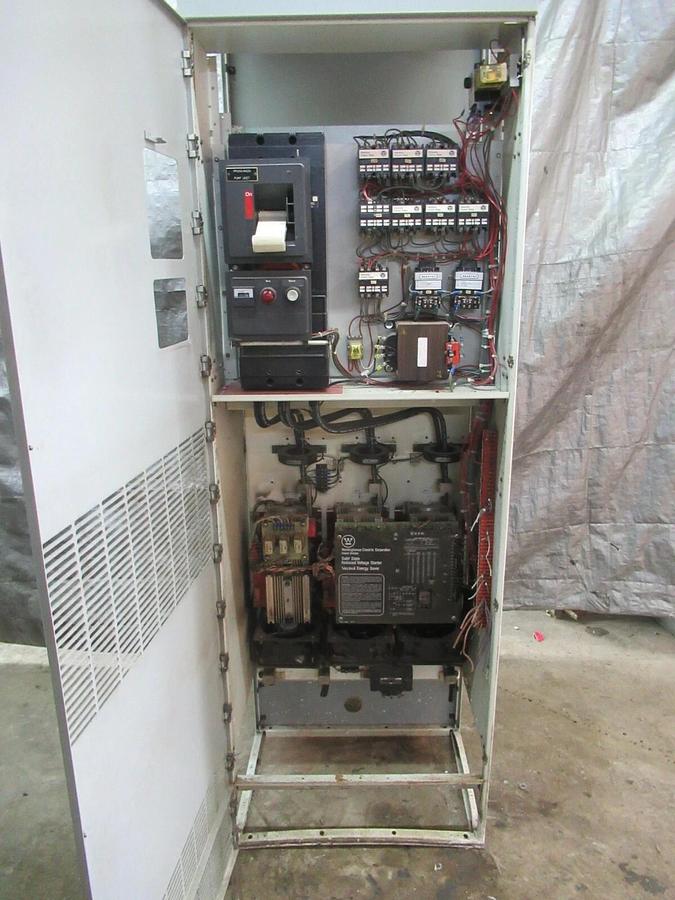 Used WESTINGHOUSE 350 HP 420 AMP SOLID STATE REDUCED VOLTAGE STARTER 480 VAC VECTROL