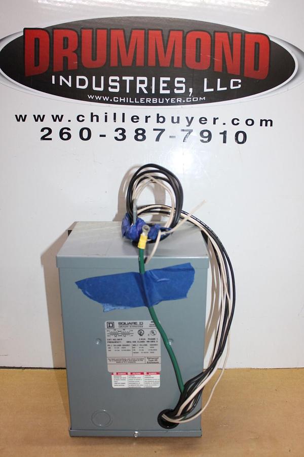 Used SQUARE D TRANSFORMER 3S1F 3KVA SINGLE PHASE PRI: 240/480V SEC: 120/240V 3R ENCL.