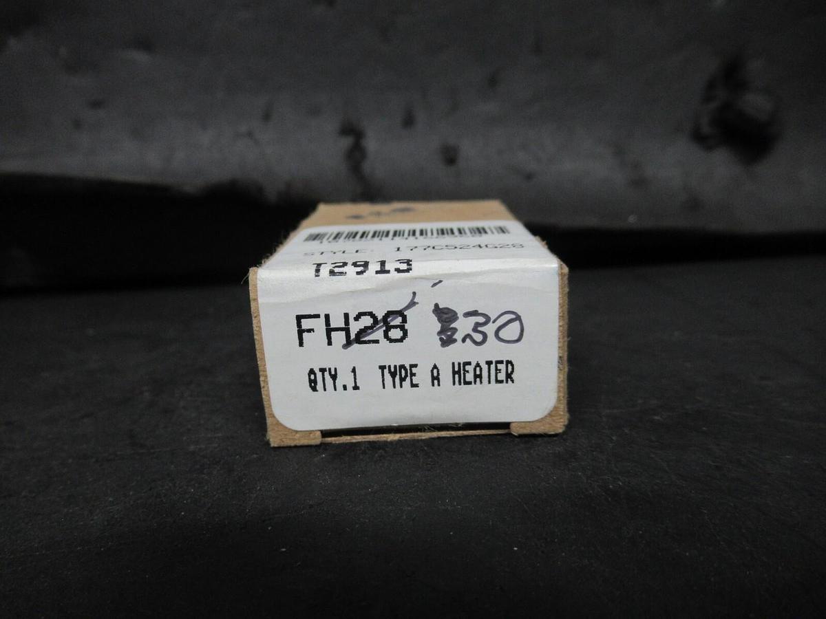 Used NEW SURPLUS CUTLER HAMMER TYPE A HEATER 177C524G28 FH30 **WARRANTY INCLUDED**