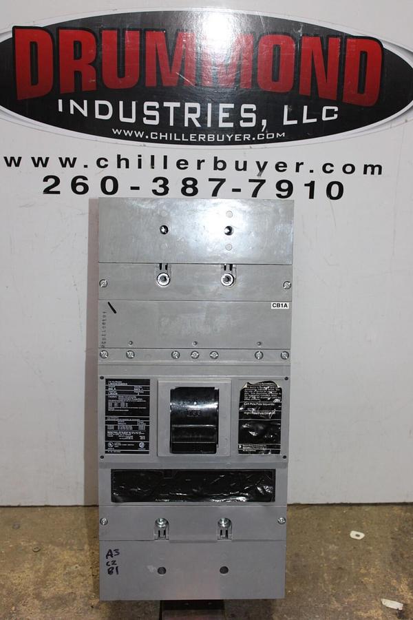 Used SIEMENS CIRCUIT BREAKER LMXD63S800A 800 AMP 600 VAC 3-POLE LMXD6
