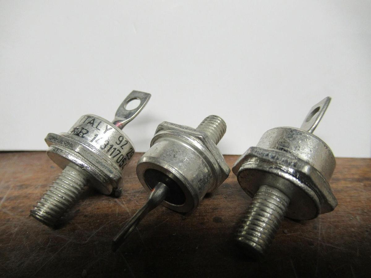 Used (3) VISHAY INTERNATIONAL 143117054 GENERAL PURPOSE RECTIFIER DIODE STUDS