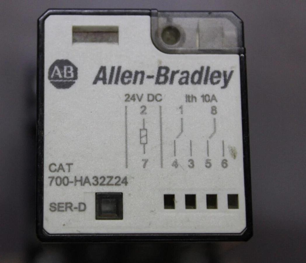 Used ALLEN BRADLEY 700-HA32Z24 RELAY 24 VDC 10 AMP **WARRANTY INCLUDED**