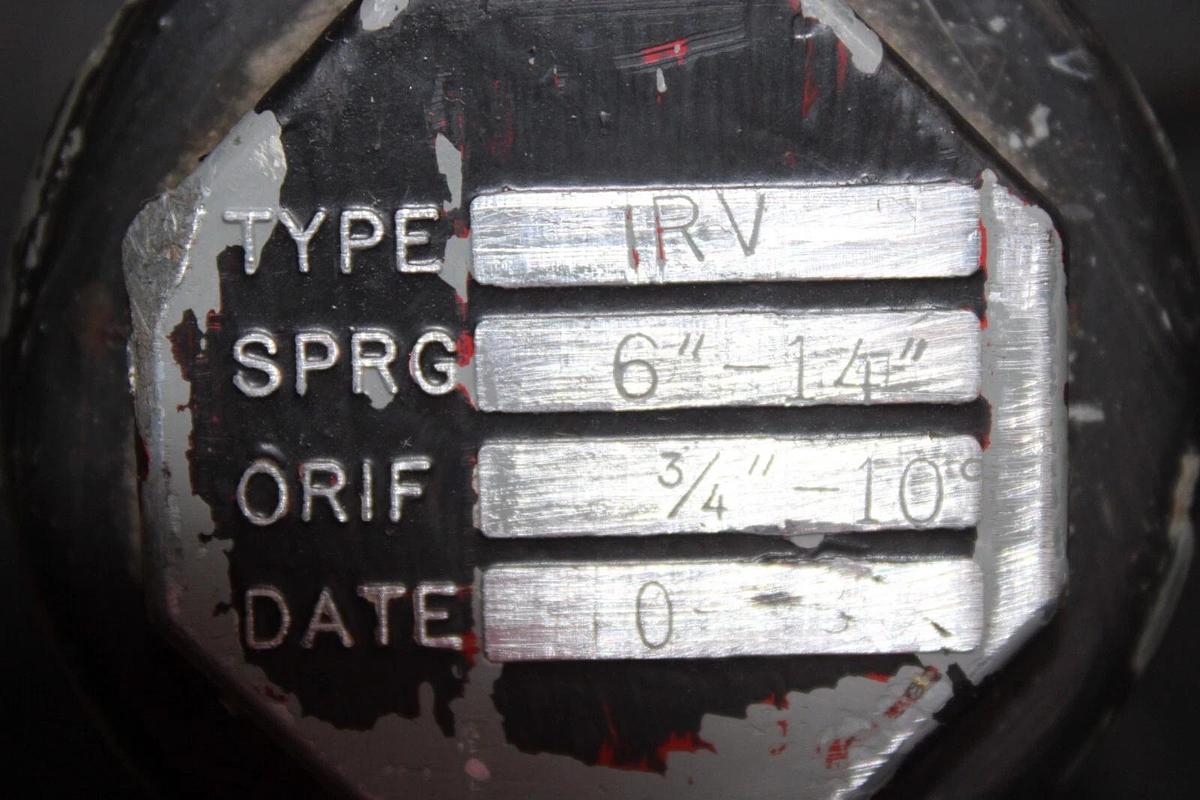 Used EQUIMETER IRV GAS REGULATOR 243-12 6-14" INLET: 2.25" **WARRANTY**