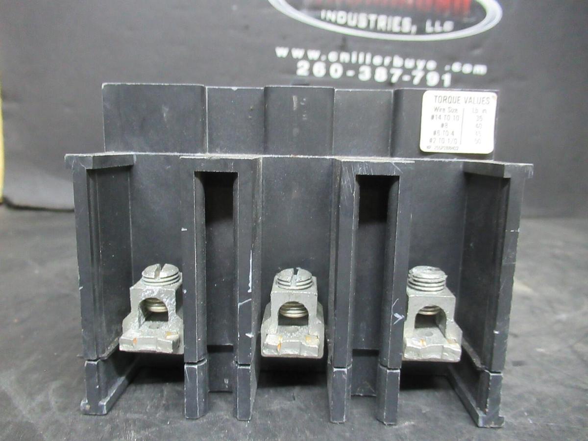 Used WESTINGHOUSE MOTOR CIRCUIT PROTECTOR MCP0322CR 3 AMP 600 VAC 3-POLE