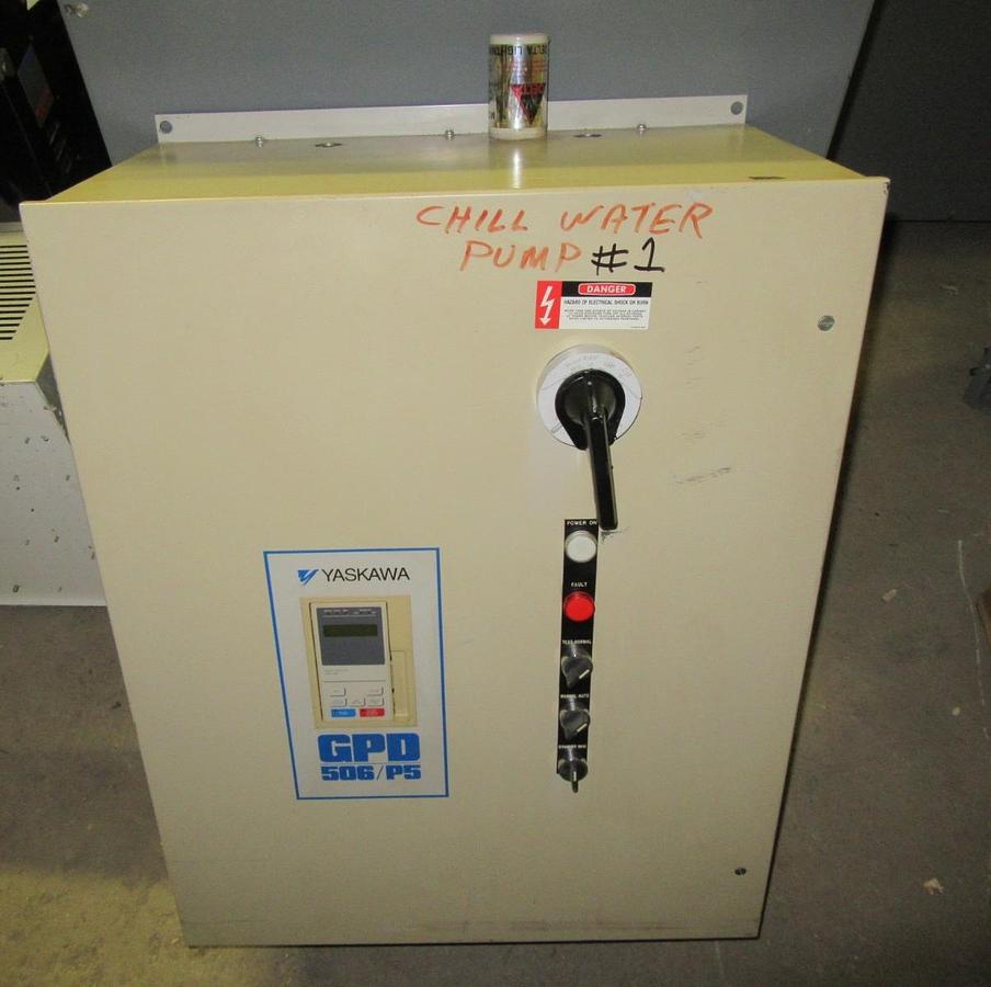 Used YASKAWA VARIABLE SPEED DRIVE C21-BA0VFP 460 VOLT 46 AMP 3-PHASE GPD506-BP