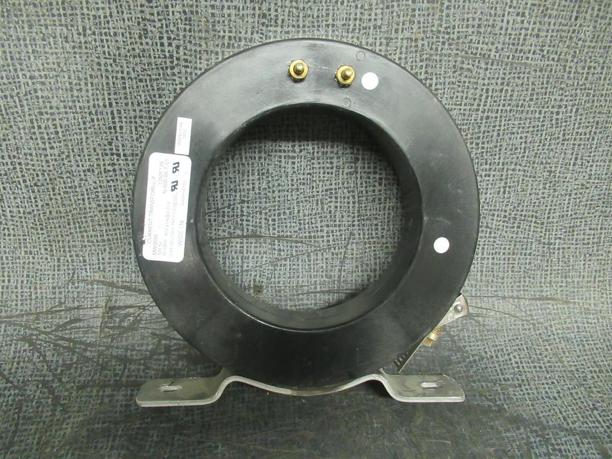 Used WICC CURRENT TRANSFORMER MW0550 500:5 50-400 HZ 0.6 KV **WARRANTY**