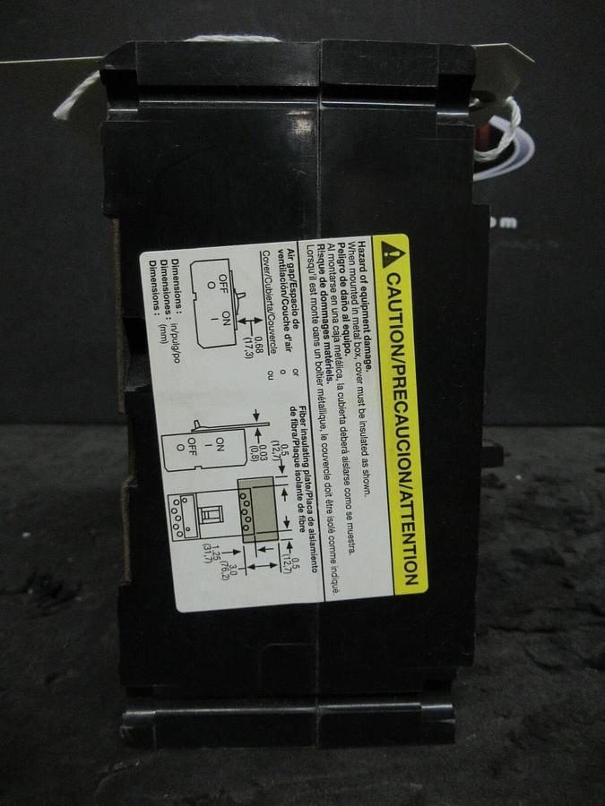 Used SQUARE D BREAKER FAL22050 50 AMP 240 VAC 2 POLE W/ LUGS **WARRANTY**