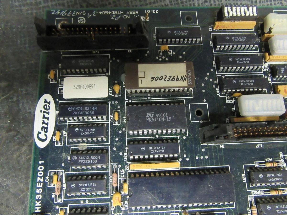 Used CARRIER INPUT / OUTPUT CONTROL BOARD HK35EZ001 HT204504-3A **WARRANTY INCLUDED**