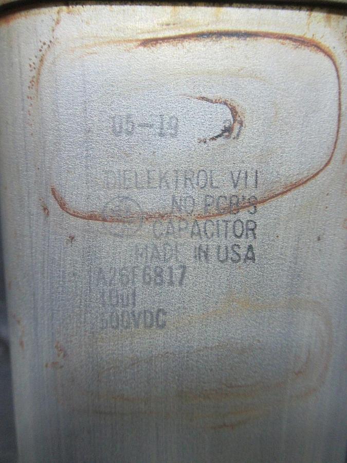GENERAL ELECTRIC DIELEKTROL VII CAPACITOR A26F6817 40uF 500 VDC **WARRANTY**