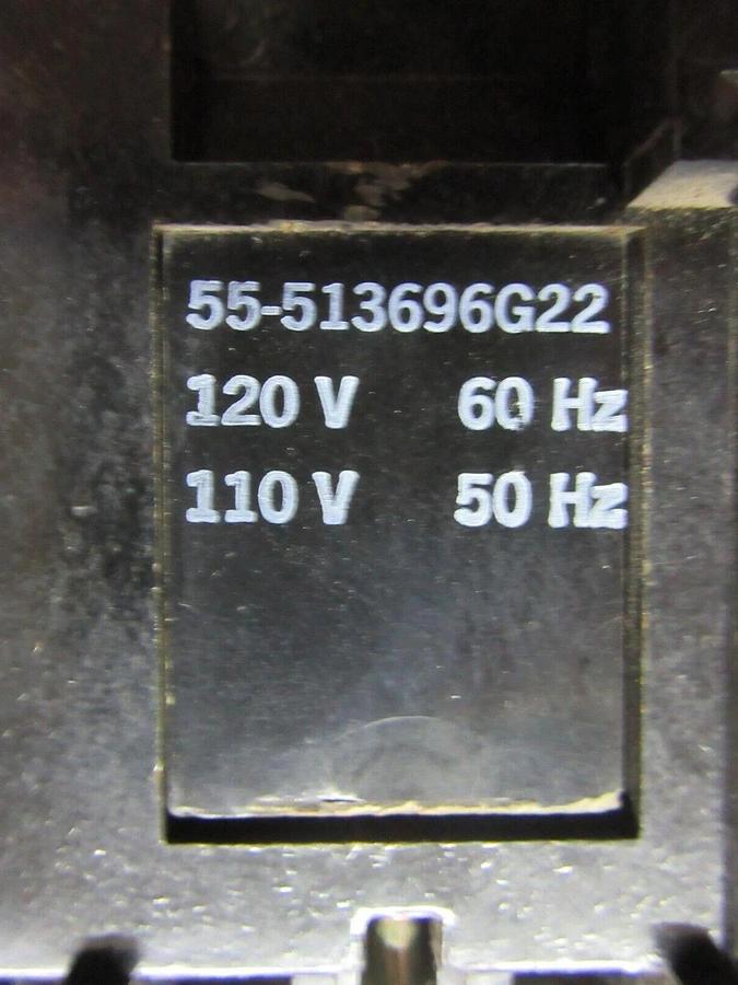 Used GENERAL ELECTRIC INDUSTRIAL RELAY CR120B-D040 600 VOLT COIL: 110/120 VOLT