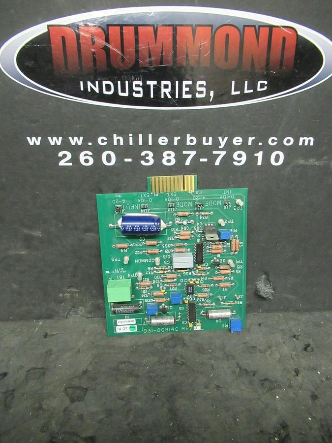 Used YORK CHILLER CIRCUIT BOARD MODEL: 031-00814C REV J  *WARRANTY *