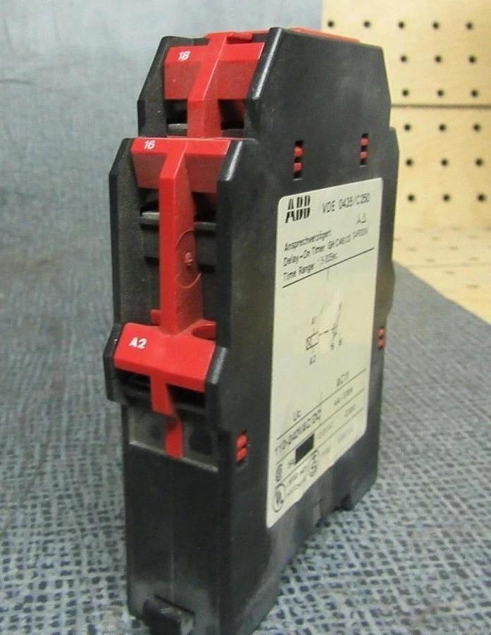 Used ABB TIME DELAY 1.5-30 SECOND VDE 0435-C250 240 VAC 4 AMP **WARRANTY INCLUDED**