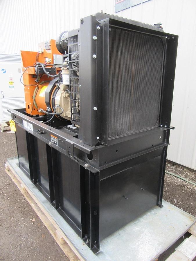 Used 30 KW DIESEL GENERATOR GENERAC 120/240 VOLT SINGLE PHASE 403 HOURS VIDEO WE SHIP