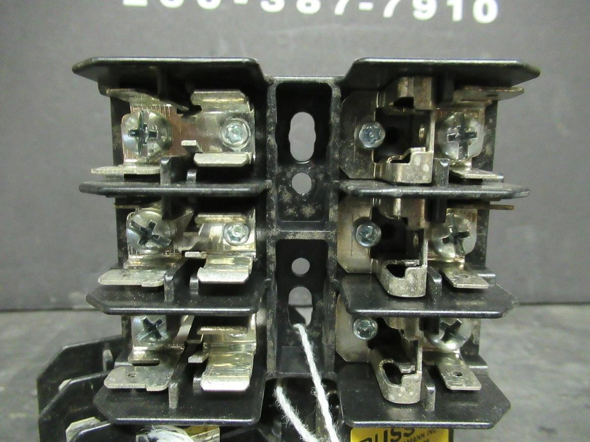 LOT OF 2 BUSSMANN FUSE HOLDER BC6033SQ FOR 30 AMP 600 V FUSES **WARRANTY**