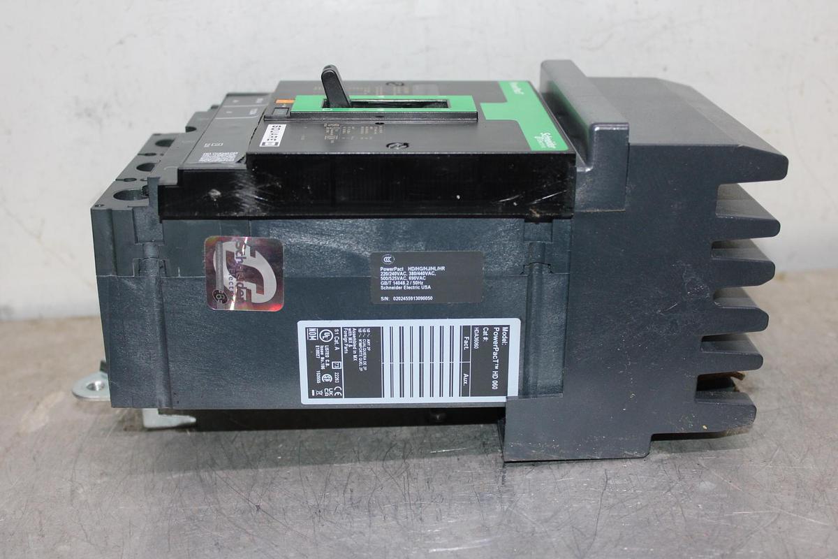 Used SQUARE D I-LINE CIRCUIT BREAKER FA34040 40 AMP 600 VOLT 3-POLE