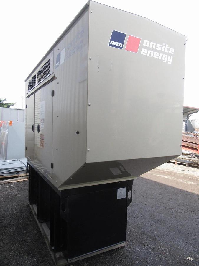 Used 50 KW DIESEL GENERATOR MTU 120/240 V  JOHN DEERE SOUND ENCLOSED 355 HRS  VIDEO