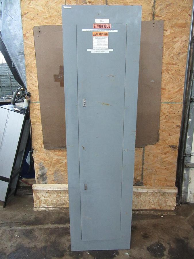 Used 250 AMP SQUARE D EDB / NF PANELBOARD PANEL MAIN LUG 3PH 4W 600 / 480V E1 PB011B