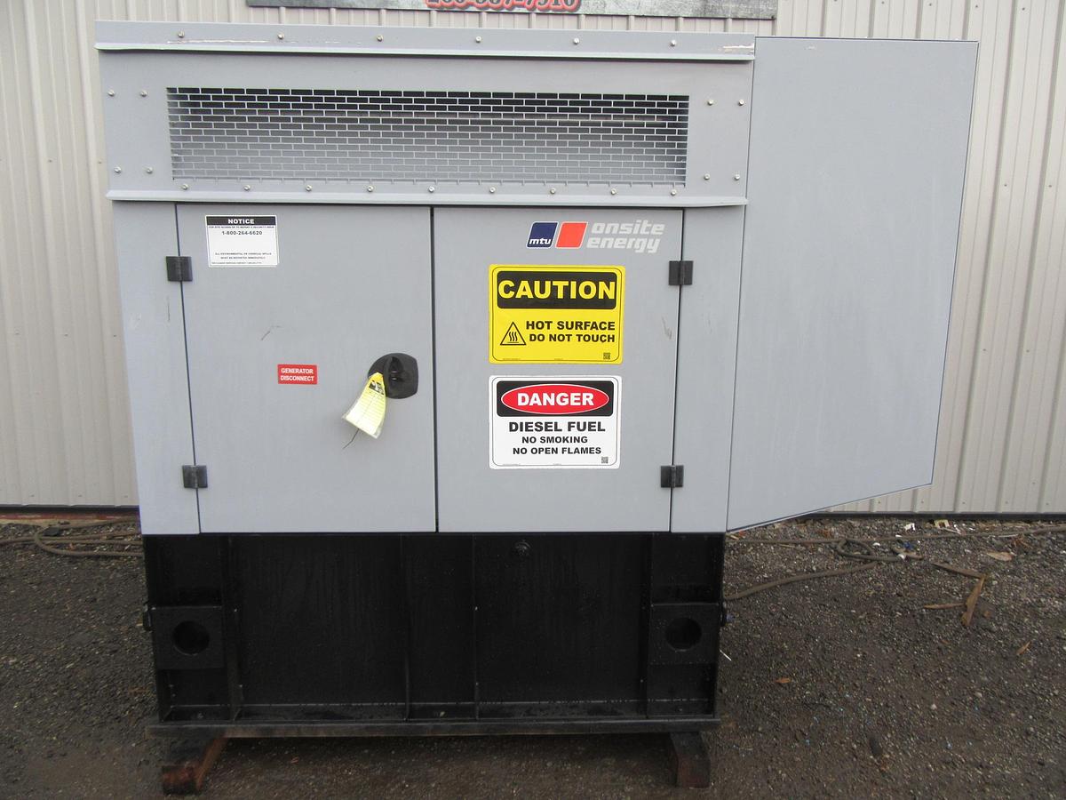 Used 20 KW DIESEL GENERATOR MTU 120/240 V 4LE1 ISUZU SOUND ENCLOSED 184 HRS  VIDEO