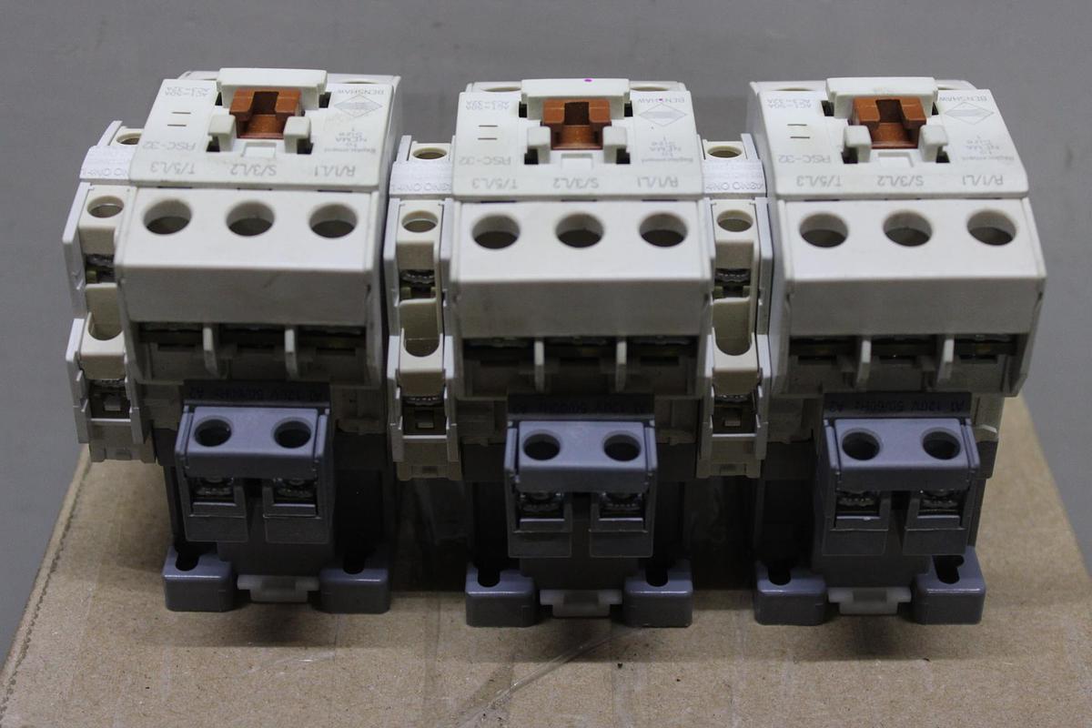 Used BENSHAW CONTACTOR RSC-125 600 VAC 3-PHASE 160 AMP 3-POLE COIL: 240V